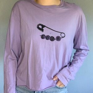 Olivia Rodrigo Sour Lavender Long Sleeve Tee Medium